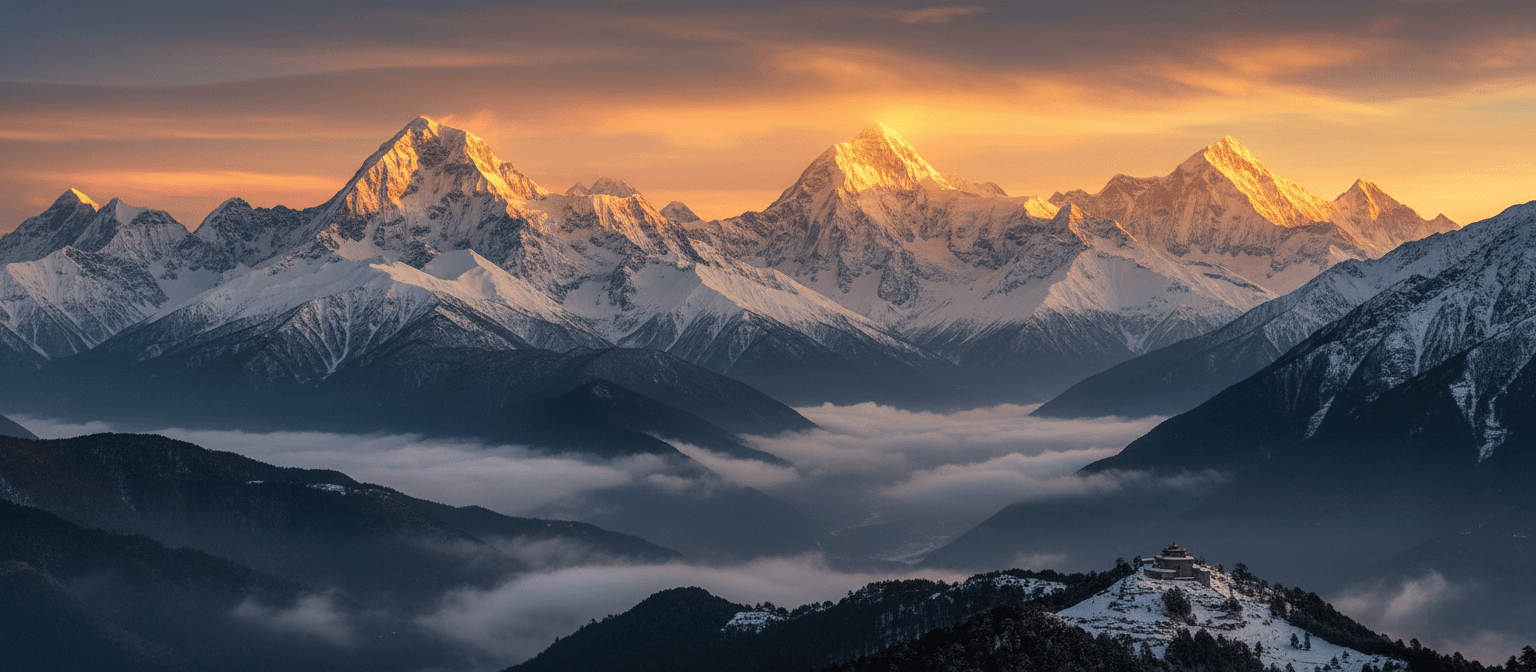 Mountain landscape inviting your Sankalp