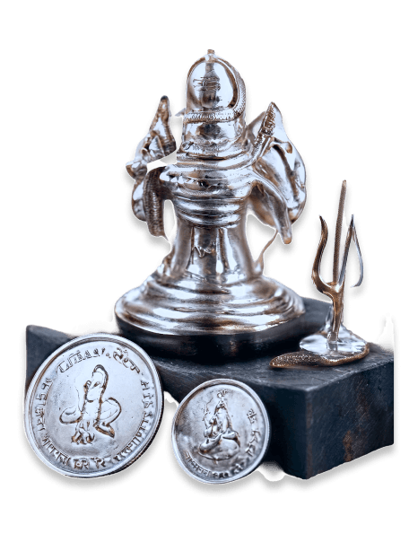 Silver coins and sacred silver idols